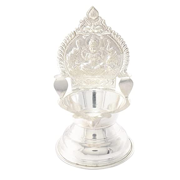 Silver Kamakshi Diya (100grams)